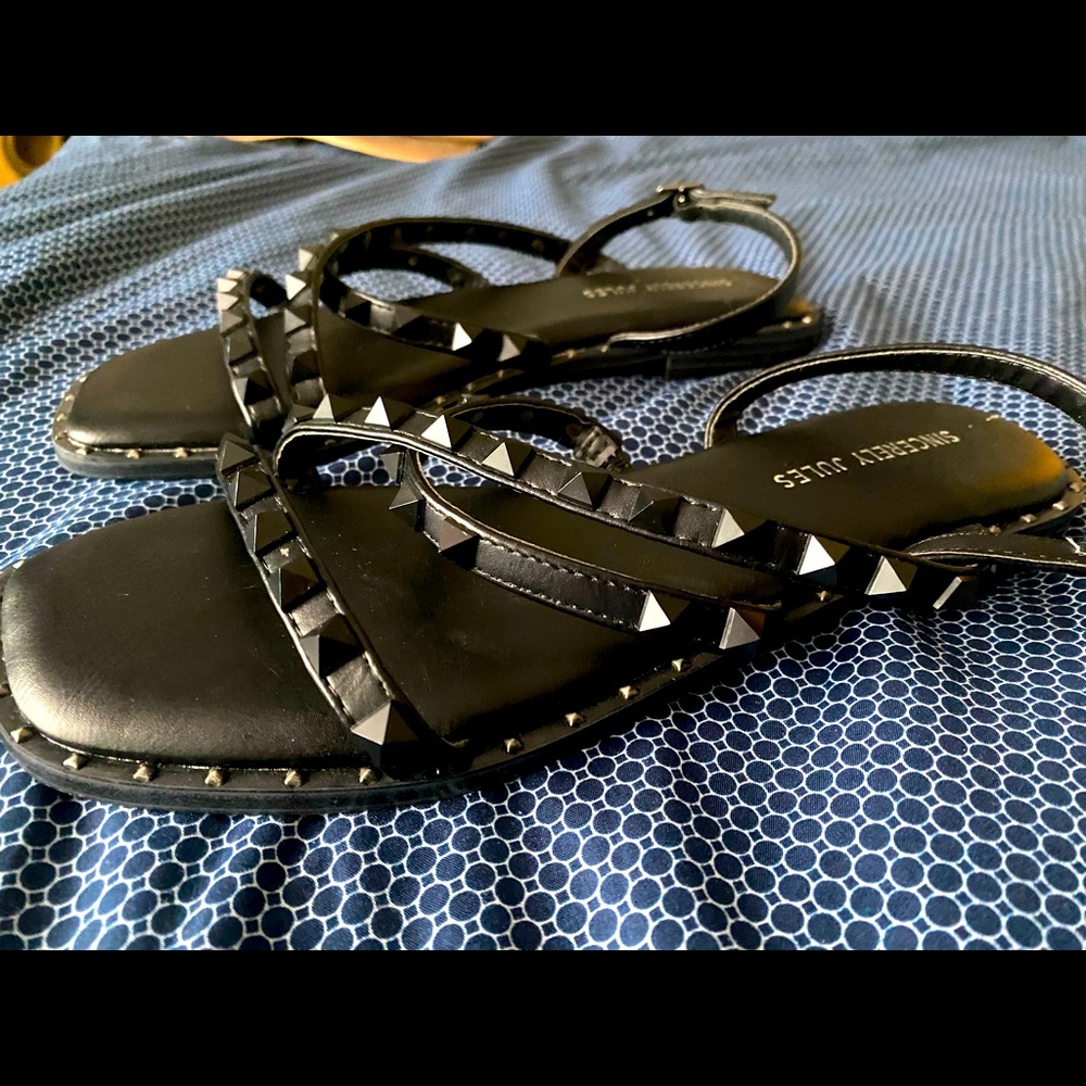 Jeweled sandals- new!